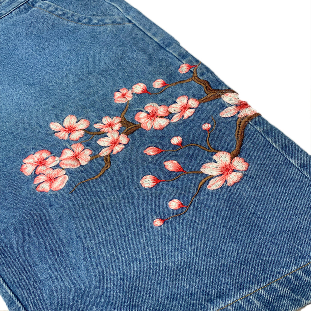 Cherry Blossom Jorts